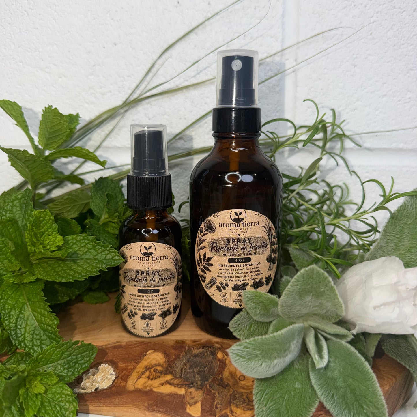 Spray Repelente Natural para Insectos  Aroma Tierra