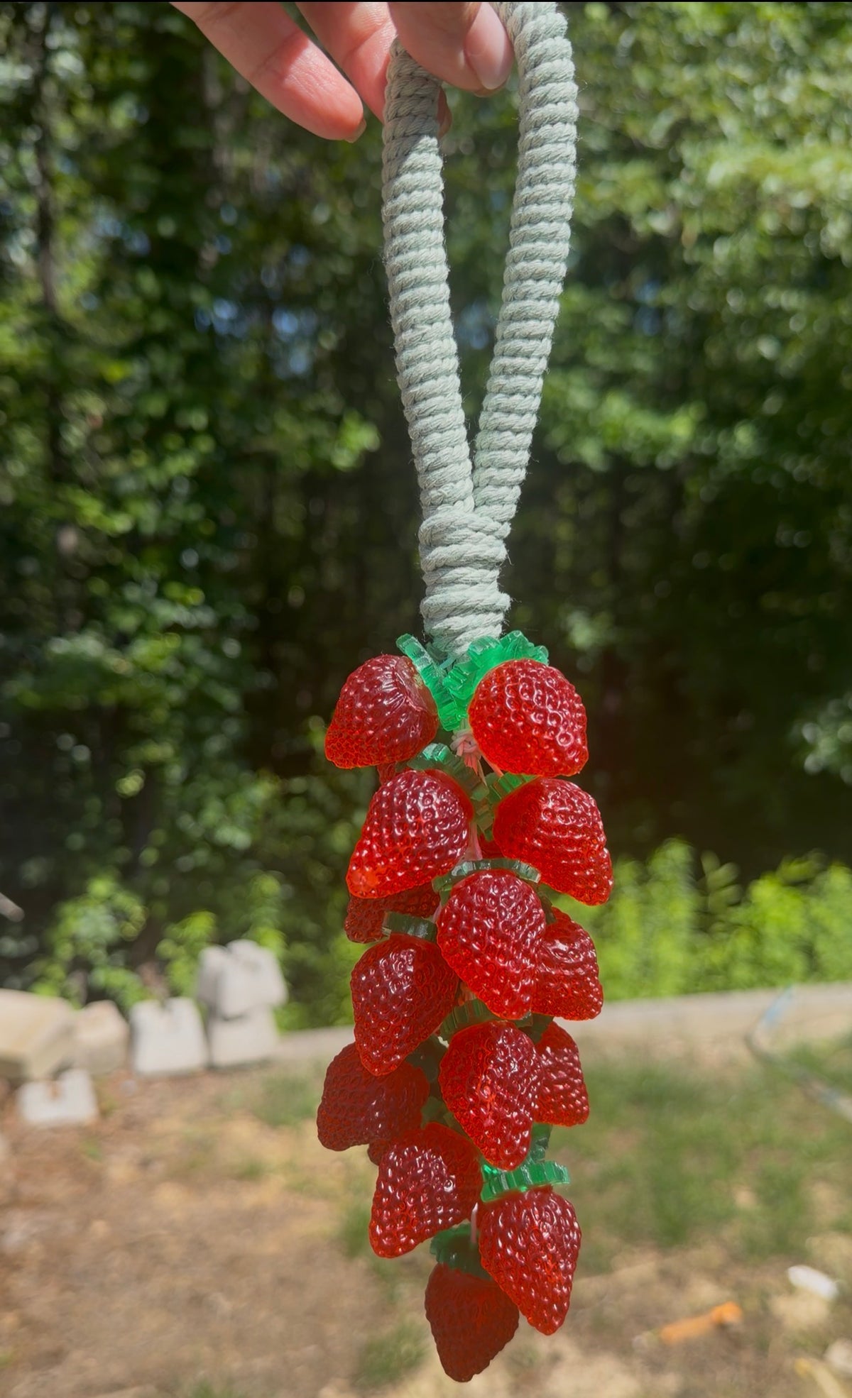 Jabón Decorativo – Racimo de Fresas